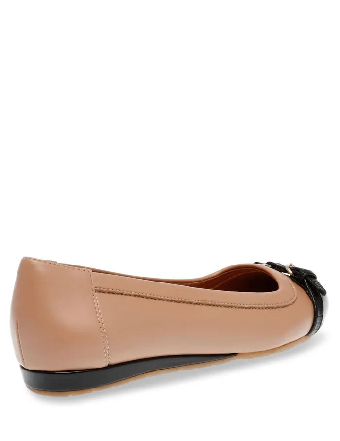 Anne Klein Gisele Flat Nude Women Shoes