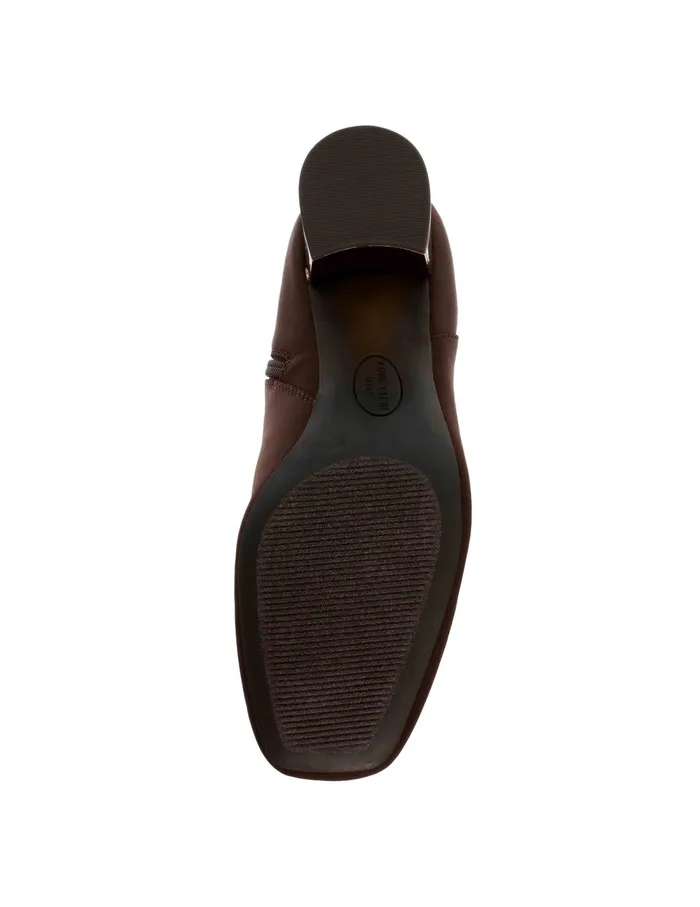 Anne Klein Tori Bootie Dk Brown Str Women Shoes