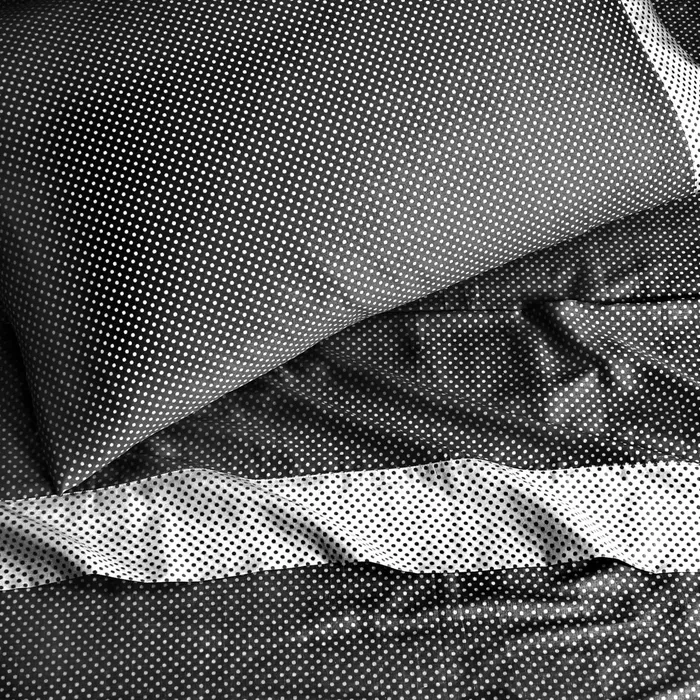 Anne Klein Westhill Dot Sheet Set Black Women Home