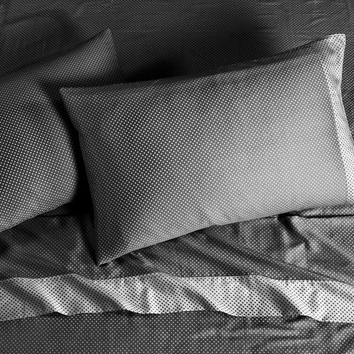 Anne Klein Westhill Dot Sheet Set Black Women Home