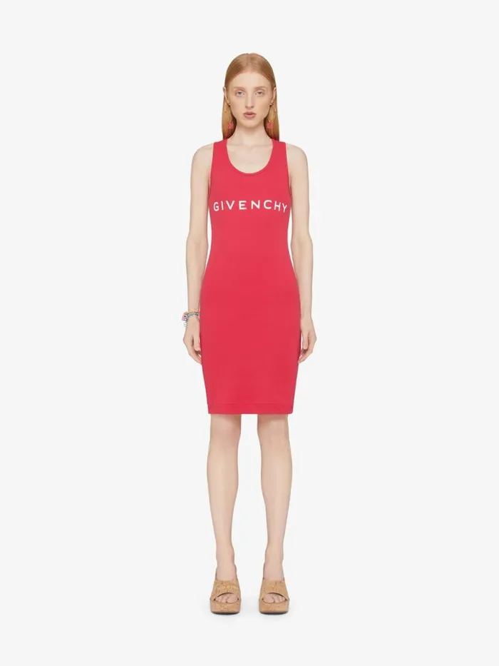 Archetype Tank Dress In Jersey Raspberry Women Givenchy Dresses