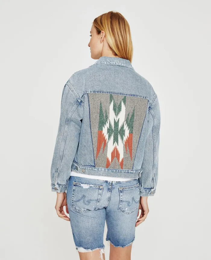 Arllow Jacket Chimayo Grey Juniper Women AG Jeans Jackets