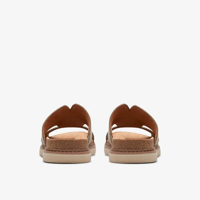 Arwell Walk Stone Nubuck Women Clarks Sandals and Flip Flops