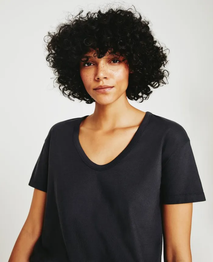 Aspen U Ink Stone Women AG Jeans Tees and Tanks