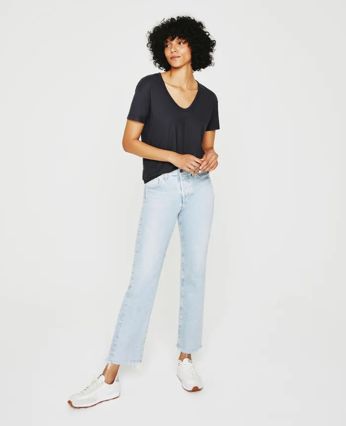 Aspen U Ink Stone Women AG Jeans Tees and Tanks Aspen U Ink Stone Women AG Jeans Tees and Tanks