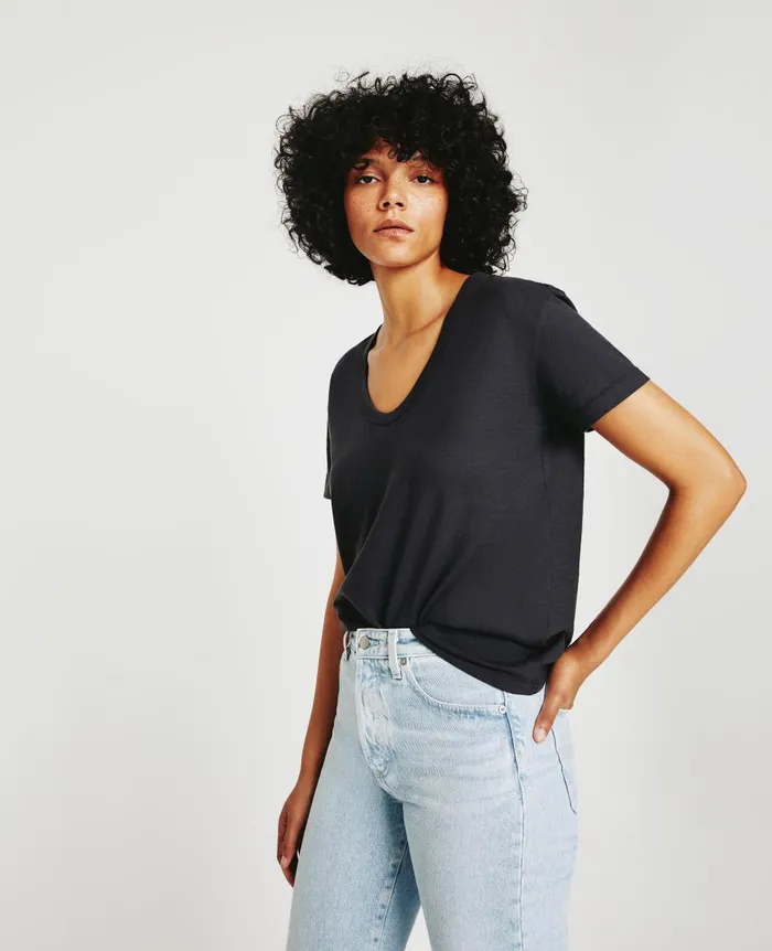 Aspen U Ink Stone Women AG Jeans Tees and Tanks Aspen U Ink Stone Women AG Jeans Tees and Tanks