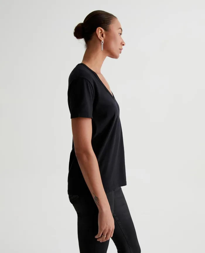 Aspen U True Black Women AG Jeans Tees and Tanks