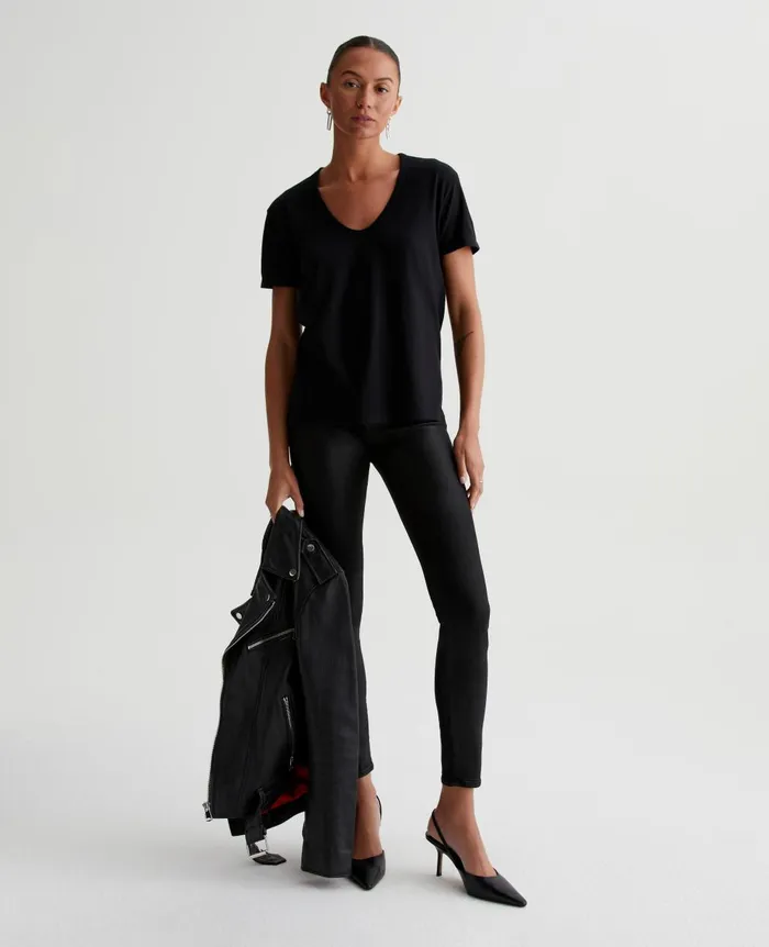 Aspen U True Black Women AG Jeans Tees and Tanks Aspen U True Black Women AG Jeans Tees and Tanks