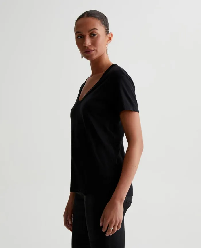 Aspen U True Black Women AG Jeans Tees and Tanks Aspen U True Black Women AG Jeans Tees and Tanks