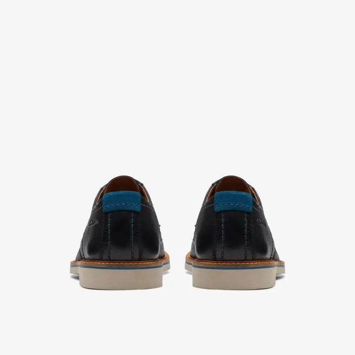 Atticus LT Limit Black Leather Men Clarks Casual Dress Shoes
