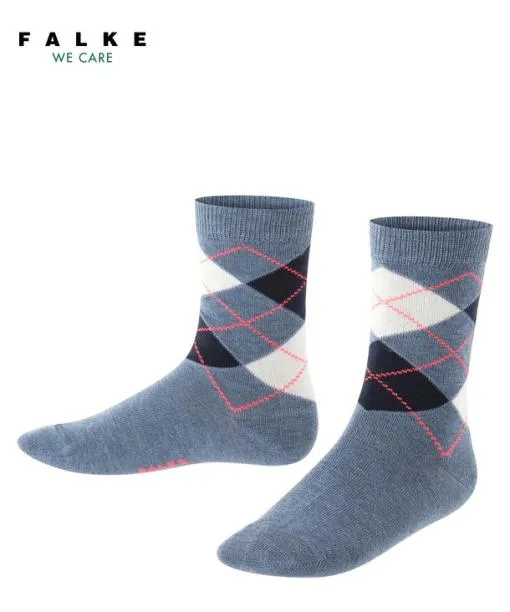 Babies and Kids Classic Argyle Kids Socks Blueblue FALKE Socks