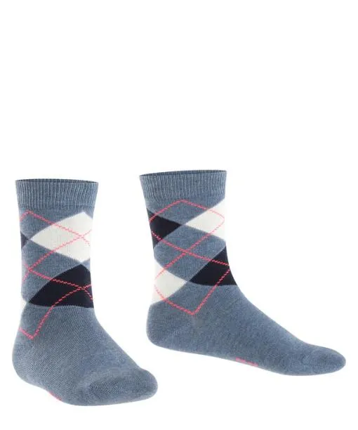 Babies and Kids Classic Argyle Kids Socks Blueblue FALKE Socks
