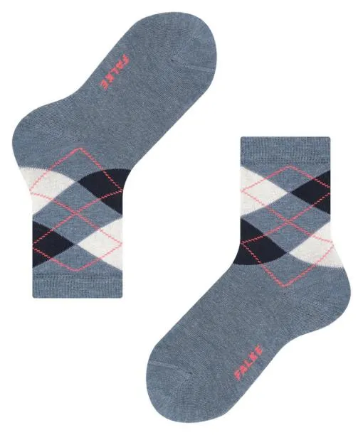 Babies and Kids Classic Argyle Kids Socks Blueblue FALKE Socks