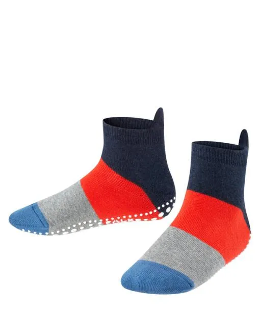 Babies and Kids Colour Block Kids House Socks Navyblue M FALKE House Socks