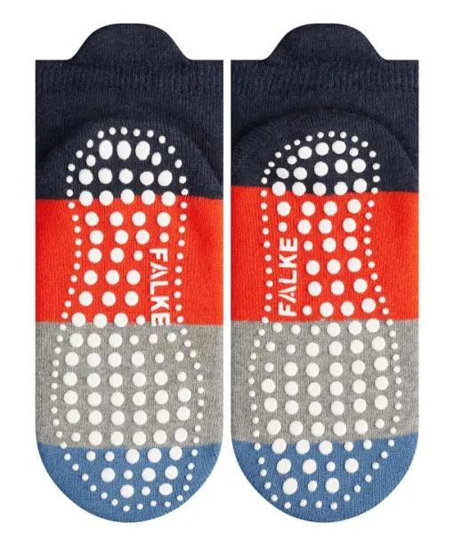 Babies and Kids Colour Block Kids House Socks Navyblue M FALKE House Socks