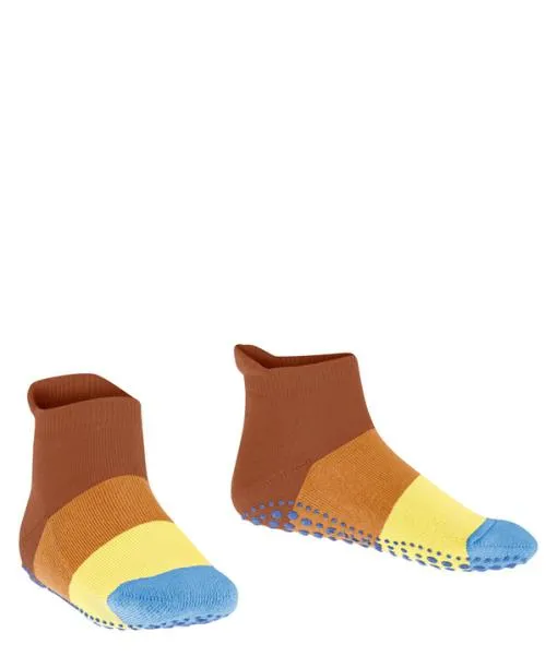 Babies and Kids Colour Block Kids House Socks Rust FALKE House Socks