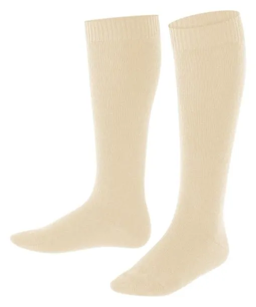 Babies and Kids Comfort Wool Kids Kneehigh Socks Cream FALKE Knee High Socks