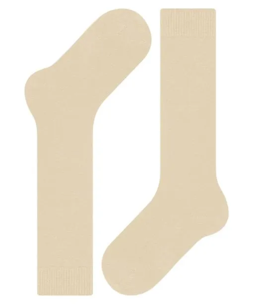 Babies and Kids Comfort Wool Kids Kneehigh Socks Cream FALKE Knee High Socks