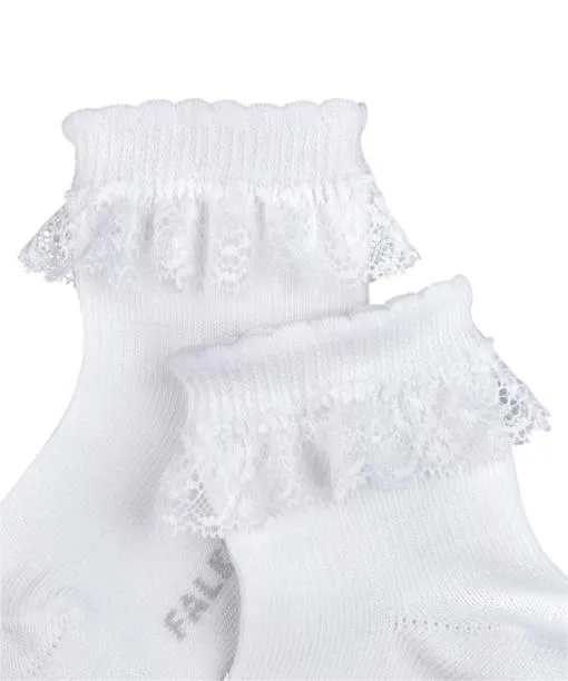 Babies and Kids Romantic Lace Babies Socks White FALKE Baby Socks