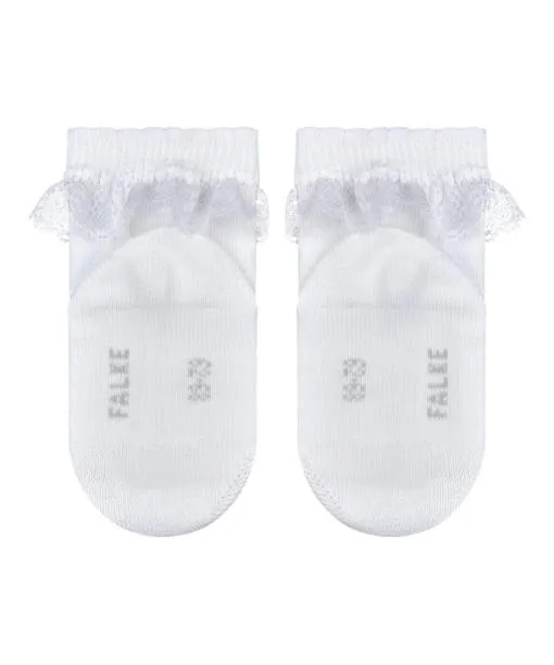 Babies and Kids Romantic Lace Babies Socks White FALKE Baby Socks
