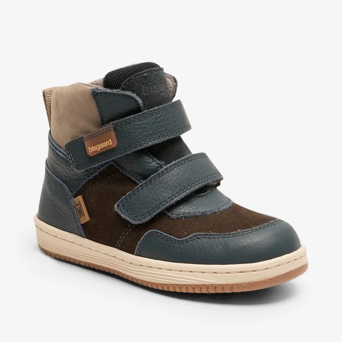 BABY matty tex marine Blue Boots bisgaardshoes