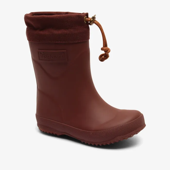 BABY thermo bordeaux Red Rubber boots bisgaardshoes