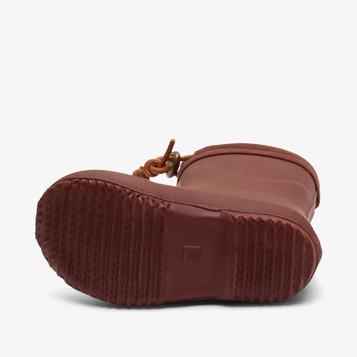 BABY thermo bordeaux Red Rubber boots bisgaardshoes