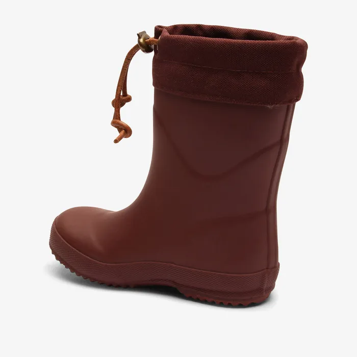 BABY thermo bordeaux Red Rubber boots bisgaardshoes