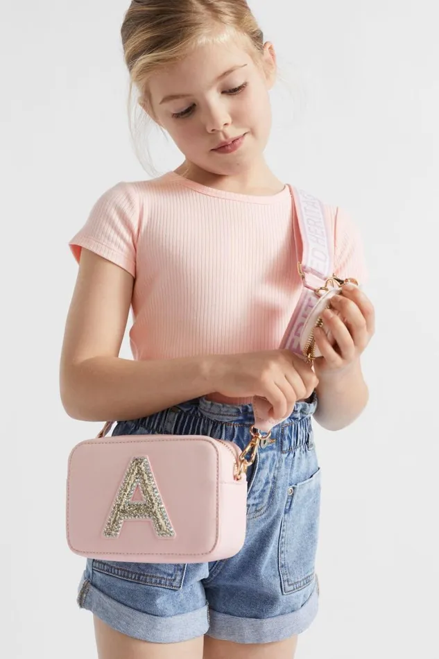 Bags Girl Seed Heritage Glitter Initial Bag W