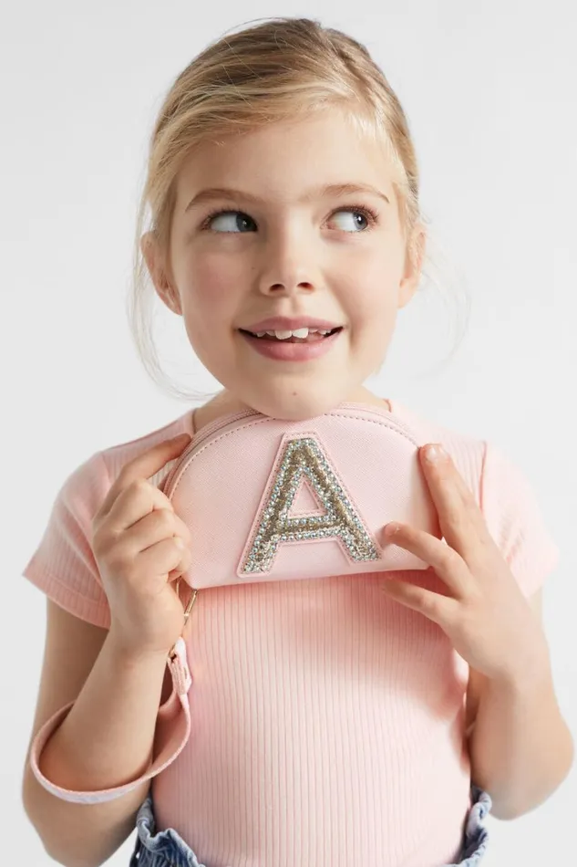 Bags Girl Seed Heritage Glitter Initial Purse N