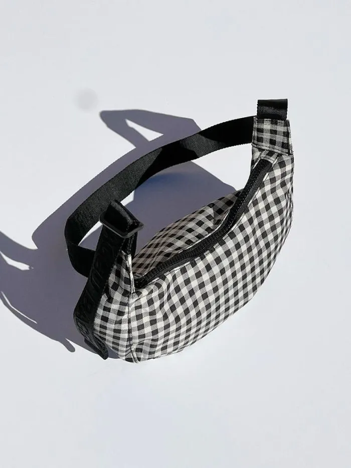 Bags Shop Lisa Says Gah Small Nylon Crescent Bag