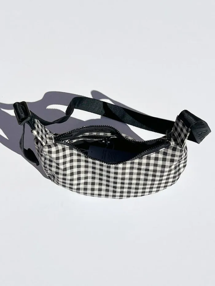 Bags Shop Lisa Says Gah Small Nylon Crescent Bag