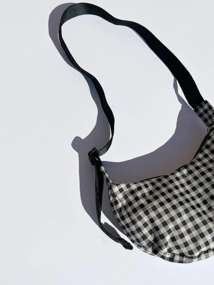 Bags Shop Lisa Says Gah Small Nylon Crescent Bag