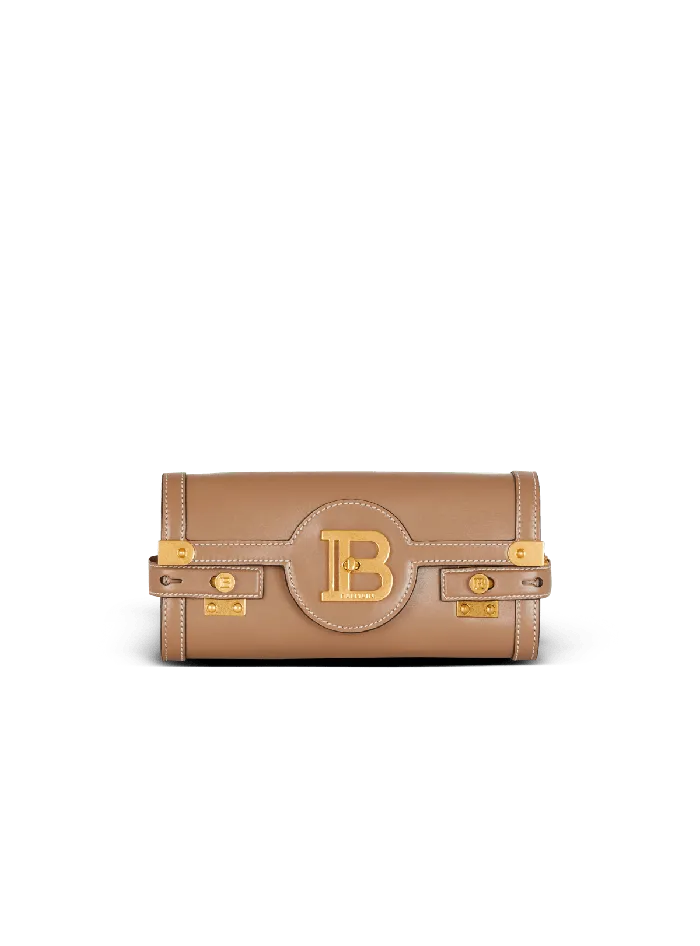Balmain Clutches Women BBuzz Pouch 23 In Calfskin Brown