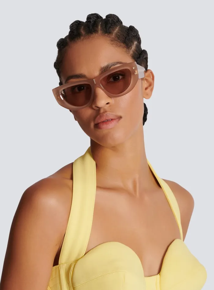 Balmain Eyewear Women BMuse Sunglasses Beige