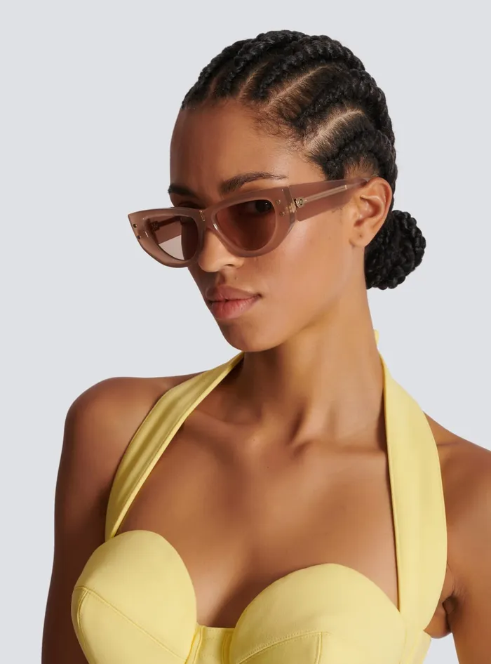 Balmain Eyewear Women BMuse Sunglasses Beige