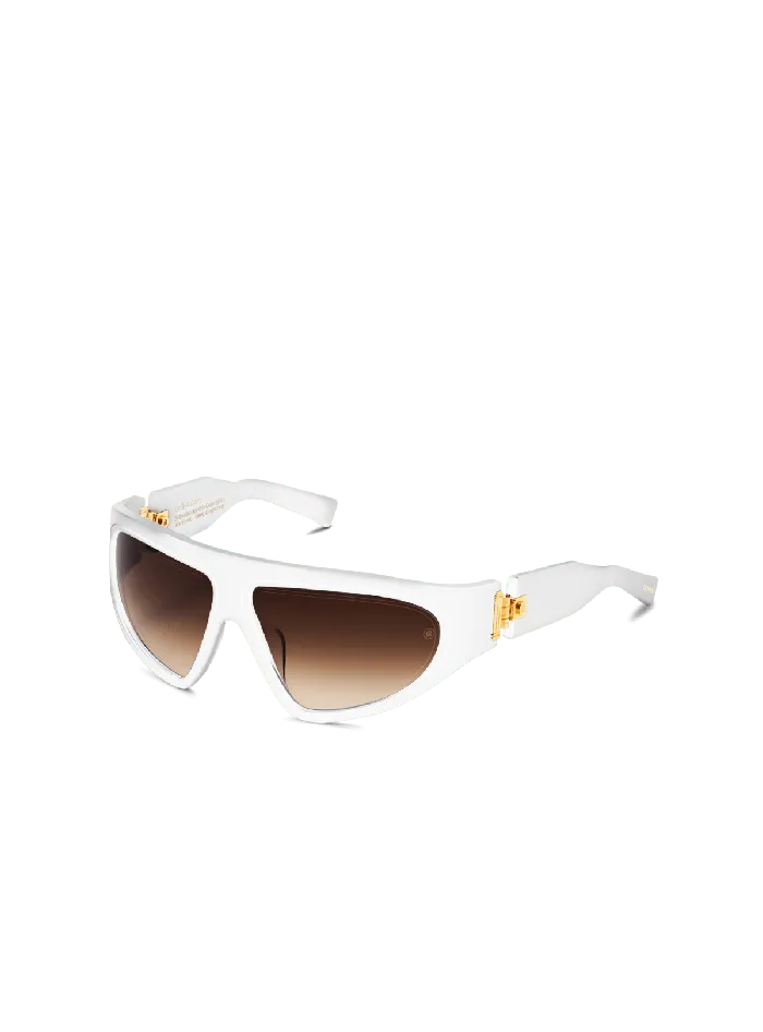 Balmain Eyewear WomenMen BEscape Sunglasses White
