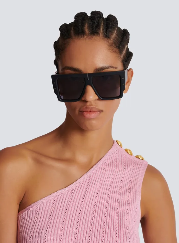 Balmain Eyewear WomenMen BGrand Sunglasses Black