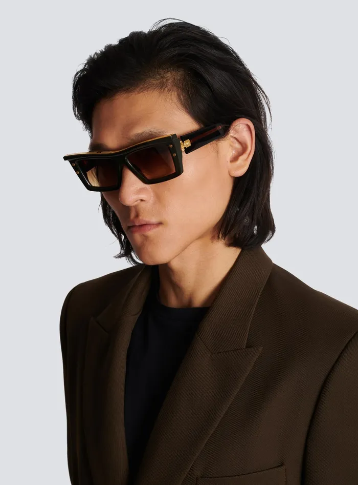 Balmain Eyewear WomenMen BVII Sunglasses Brown
