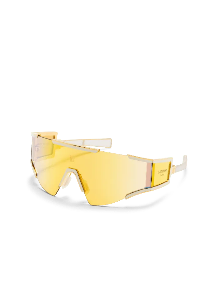 Balmain Eyewear WomenMen Fleche Sunglasses Yellow