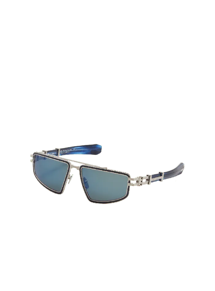 Balmain Eyewear WomenMen Titan Sunglasses Blue