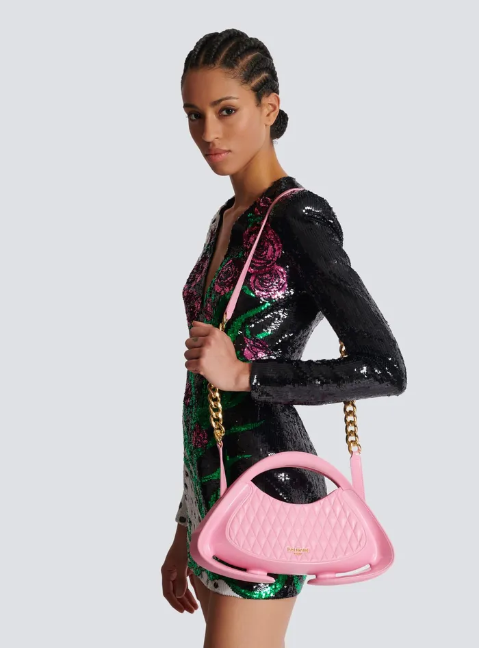 Balmain Handbags Women Jolie Madame Medium Bag Pink