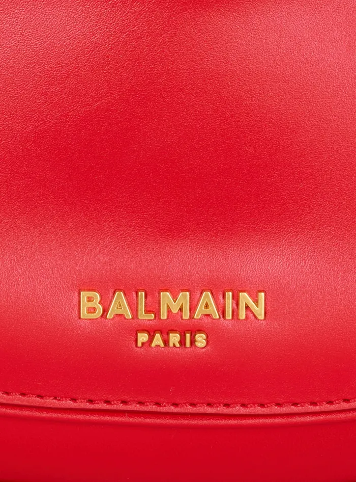 Balmain Handbags Women Small Jolie Madame Bag In Box Leather Red