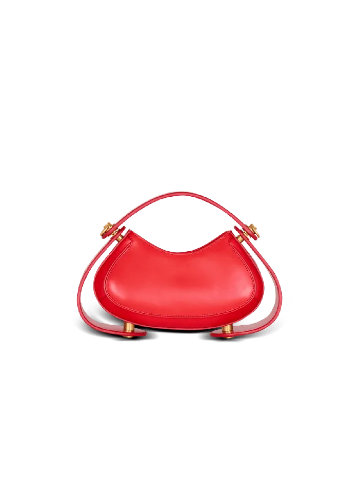Balmain Handbags Women Small Jolie Madame Bag In Box Leather Red