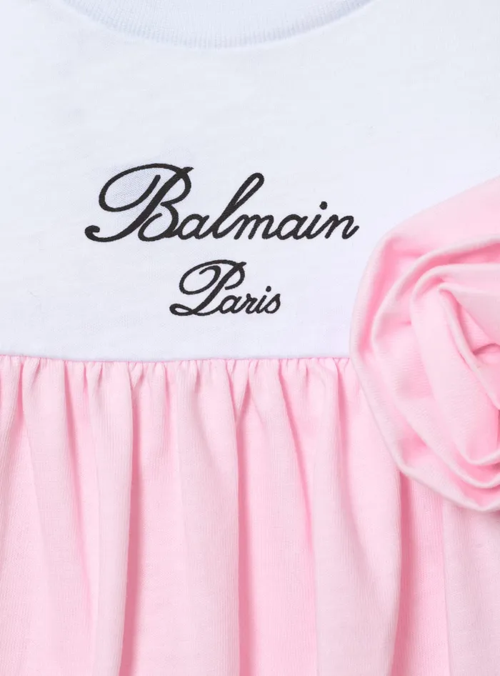 Balmain Kids 2piece Baby Set Pink