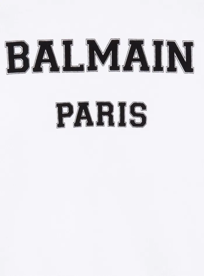 Balmain Kids Paris Sweatshirt White