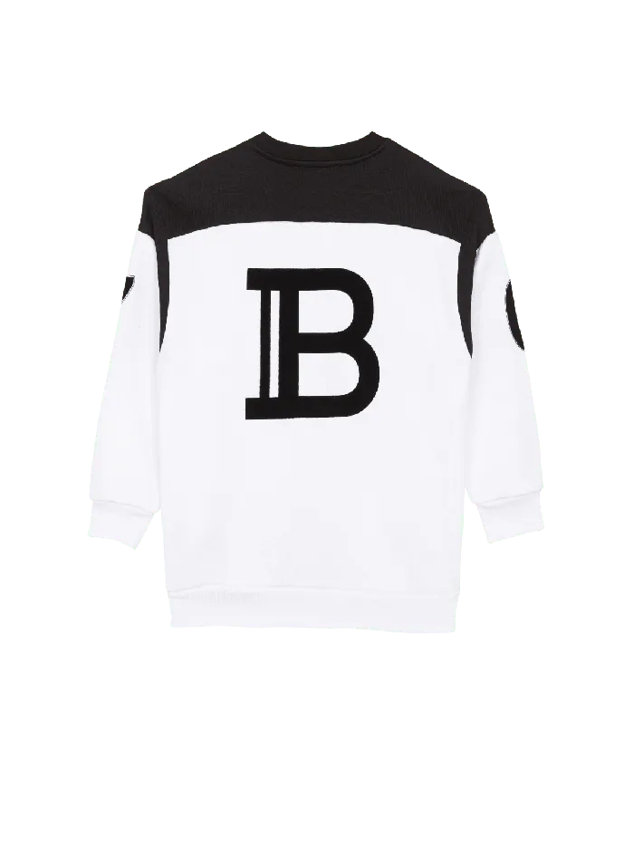 Balmain Kids Paris Sweatshirt White