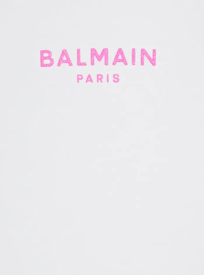 Balmain Kids Paris Tank Top White