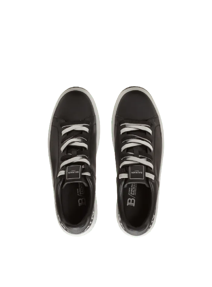 Balmain Sneakers Men BCourt Smooth Leather Sneakers Black