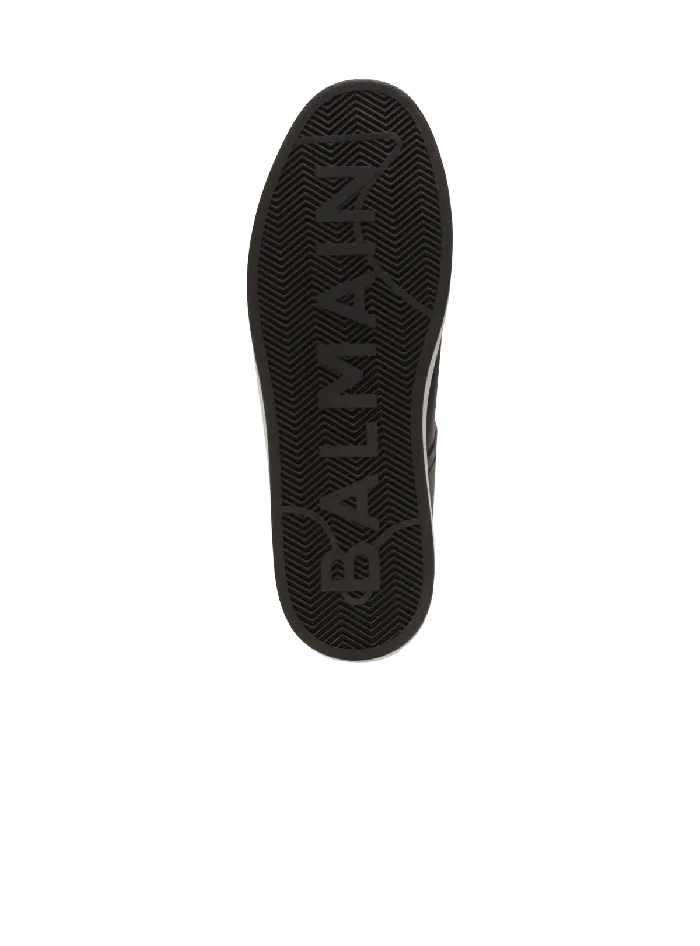 Balmain Sneakers Men BCourt Smooth Leather Sneakers Black